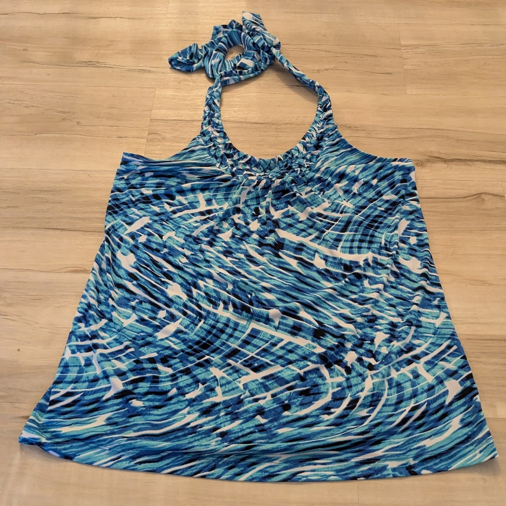 Ocean Wave Blue Women's Tank Top
